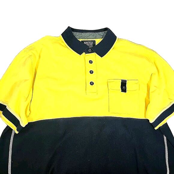 Nautica Mens Multicolor Cotton Collared Short Sleeves Polo T Shirt Size XL - Picture 1 of 11